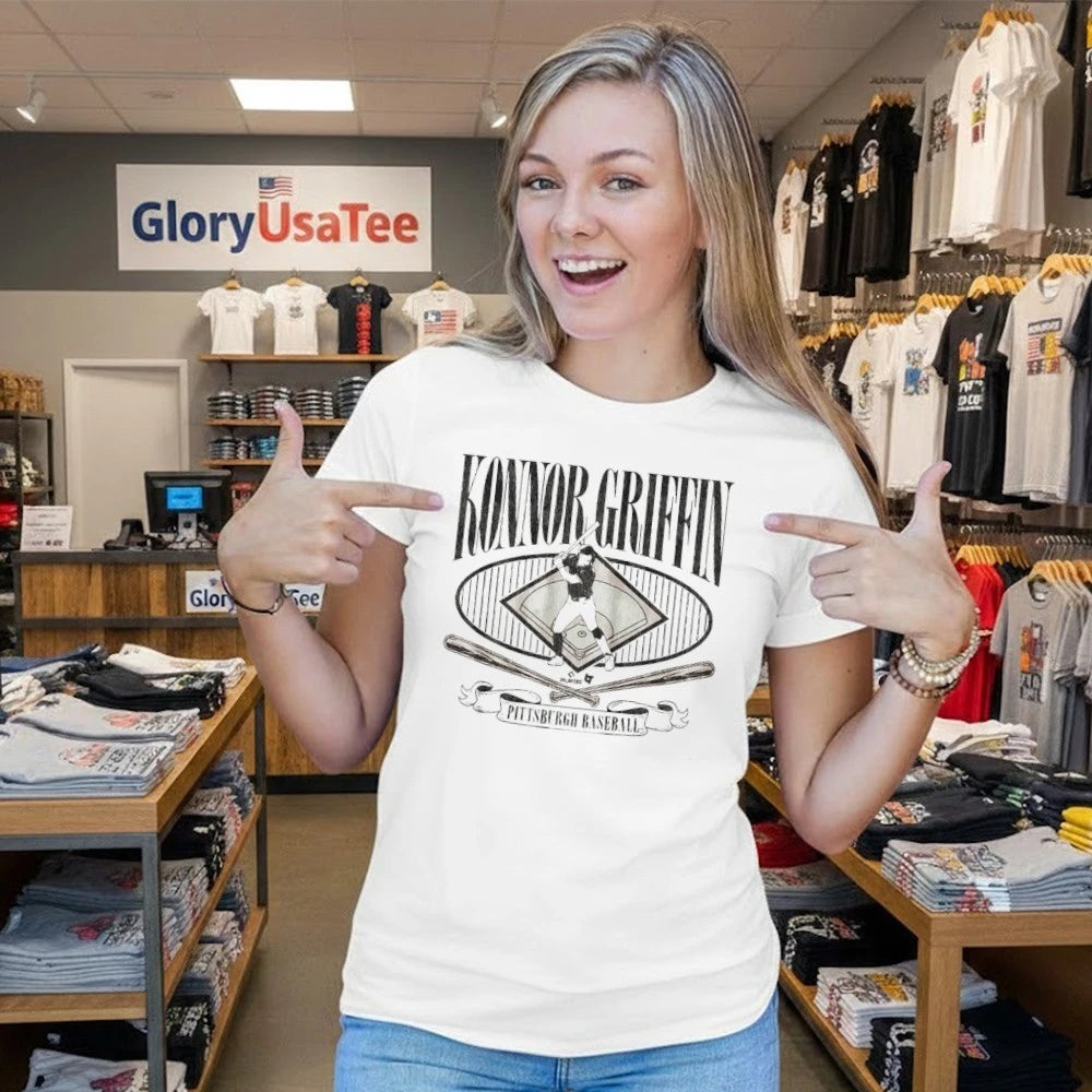 Official Konnor Griffin Pittsburgh Baseball Diamond Standouts Shirt