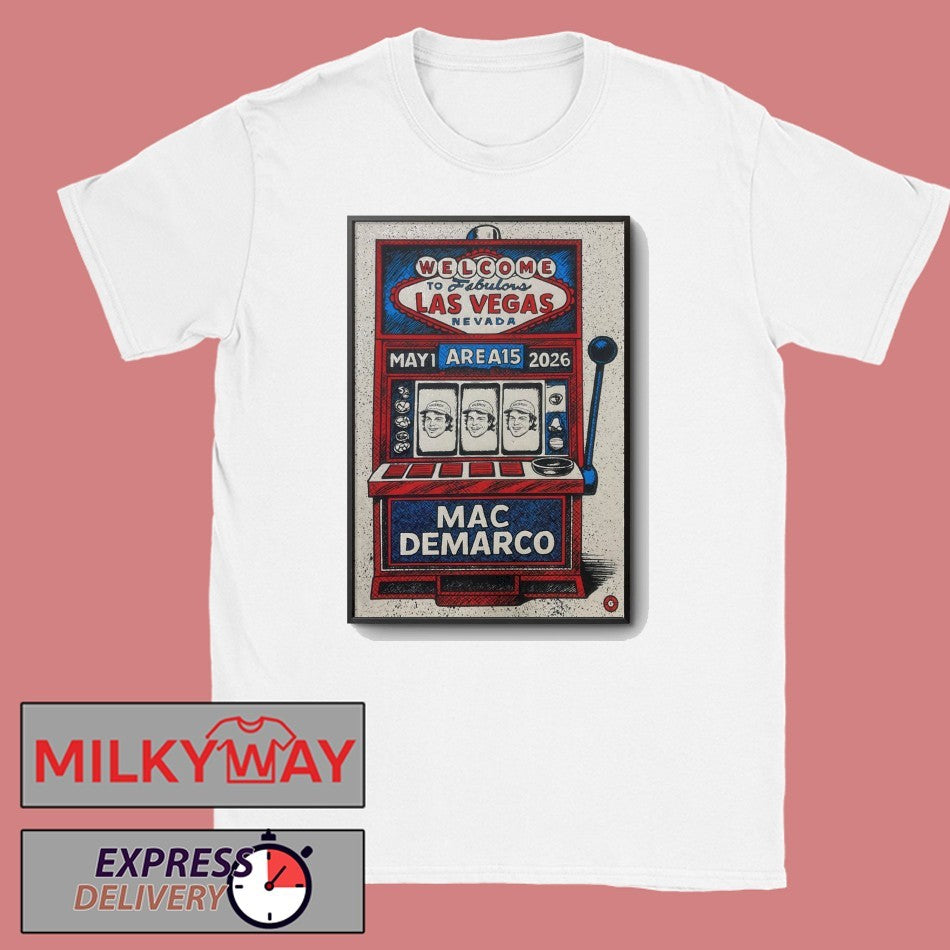 Mac DeMarco Show at Area15, Las Vegas, NV 05.01.2026 Poster shirt