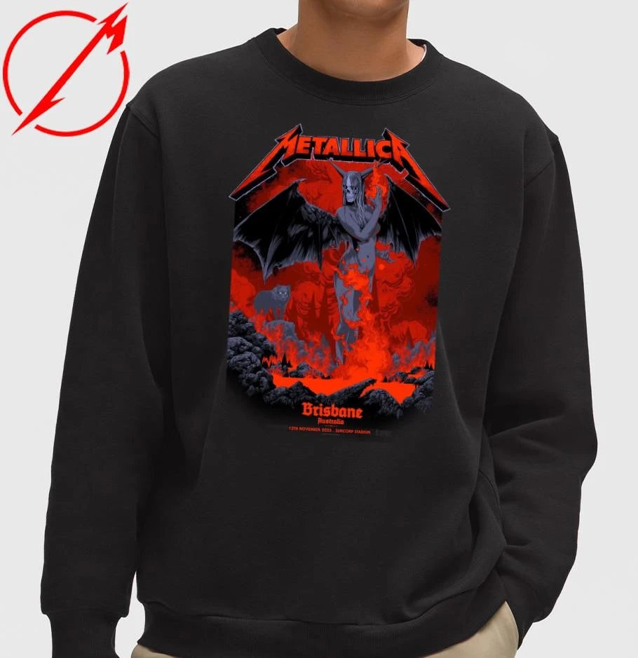 Official Metallica M72 Brisbane Pop-Up Shop November 12, 2025 Art By Ken Taylor Shirt