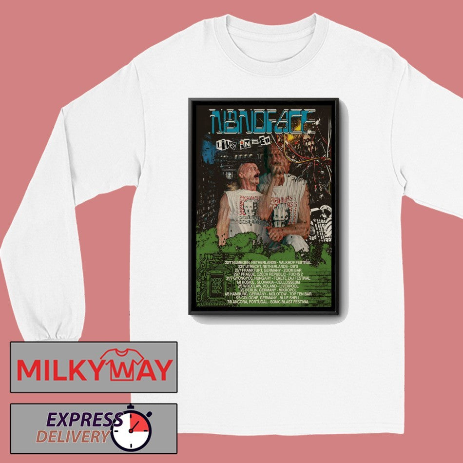 N8NOFACE EU Tour 2026 Poster shirt