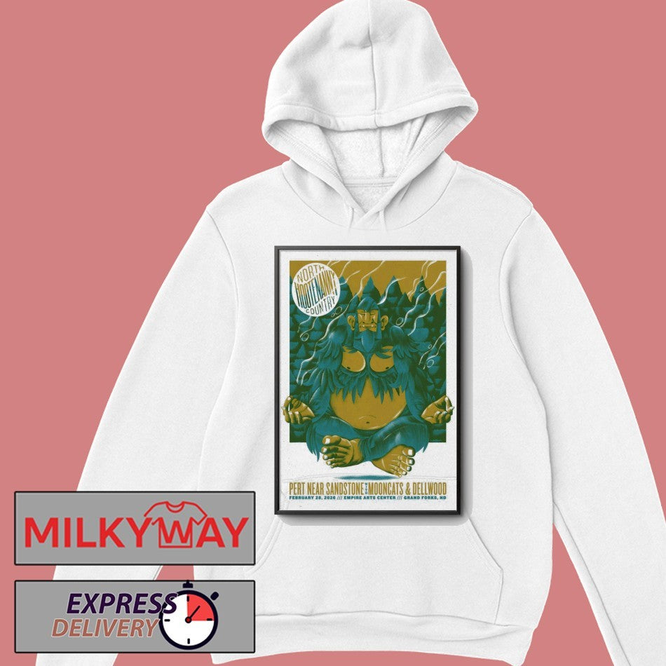 Pert Near Sandstone With MoonCats 2 28 2026 Grand Forks ND Poster shirt
