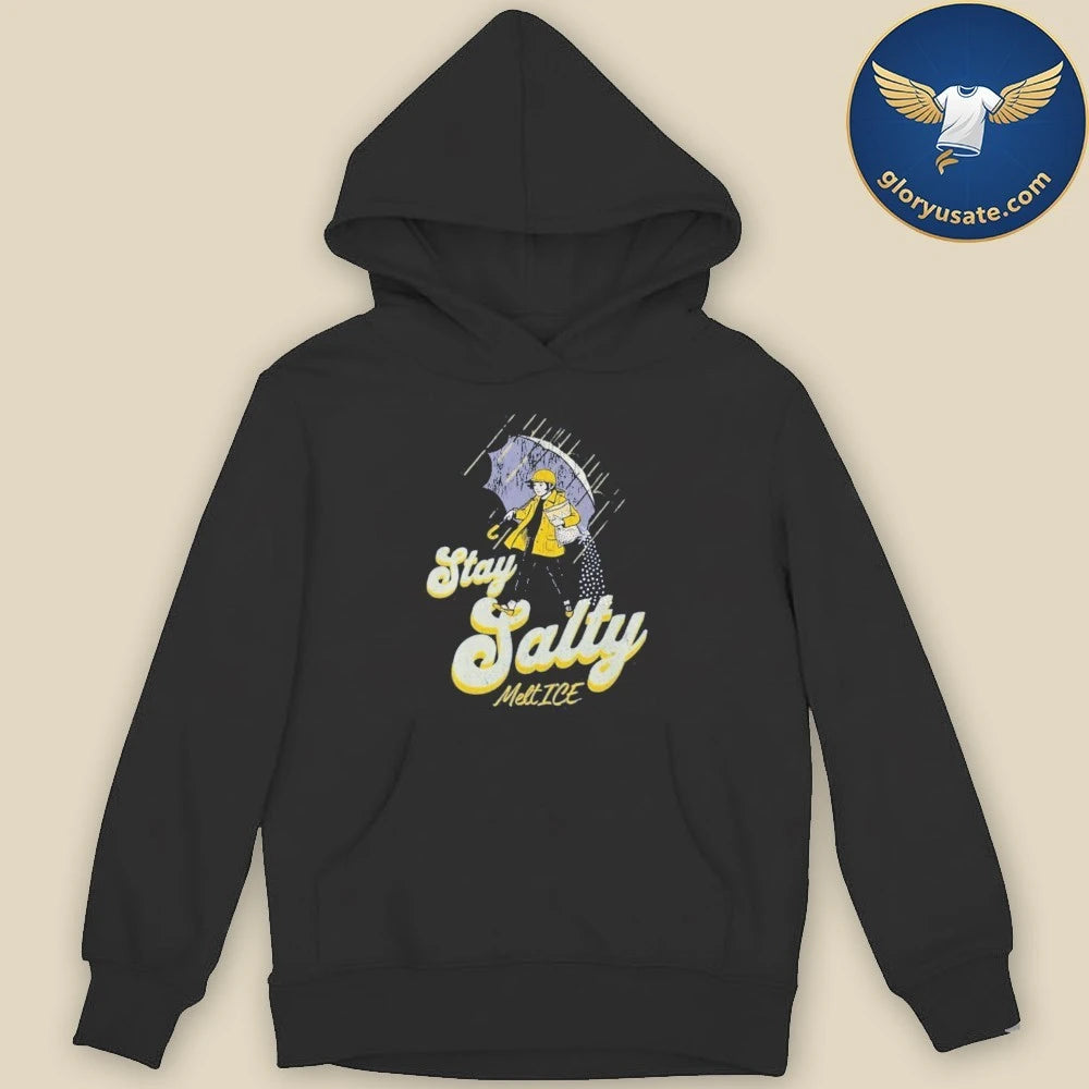 Official Subtle Anti Ice Stay Salty Protest T-Shirt