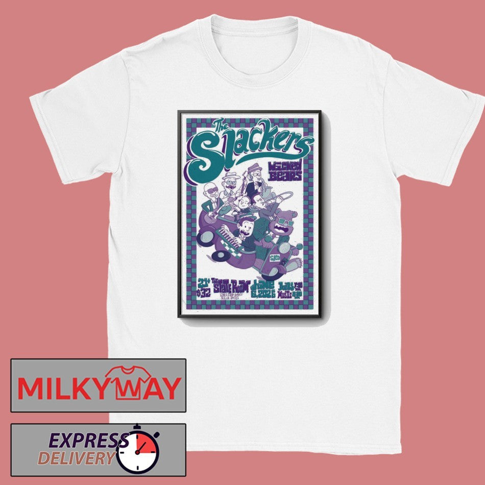 The Slackers 6 6 2026 Salt Lake City UT Poster shirt