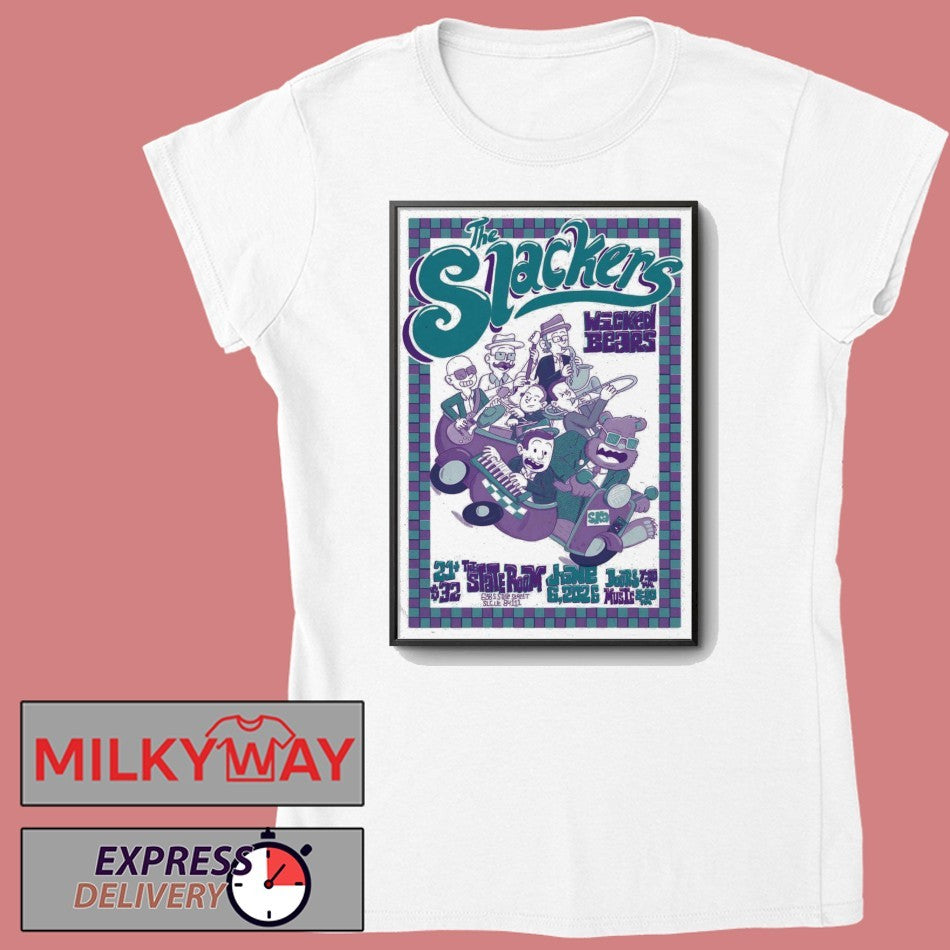 The Slackers The State Room in Salt Lake City UT Jun 6 2026 Poster shirt