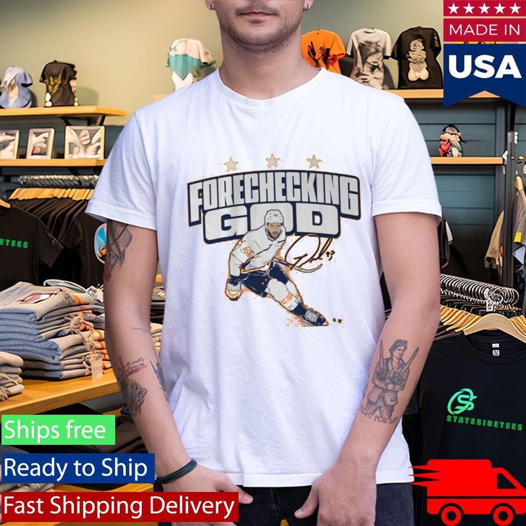 Official Tom Wilson Forechecking God Shirt