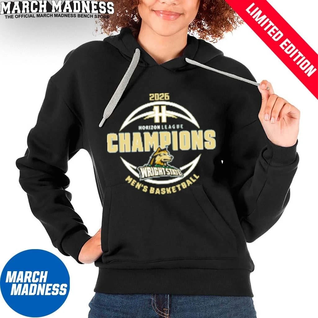Official Wright State Raiders Horizon League Men’s Basketball Tournament Champions T-Shirt