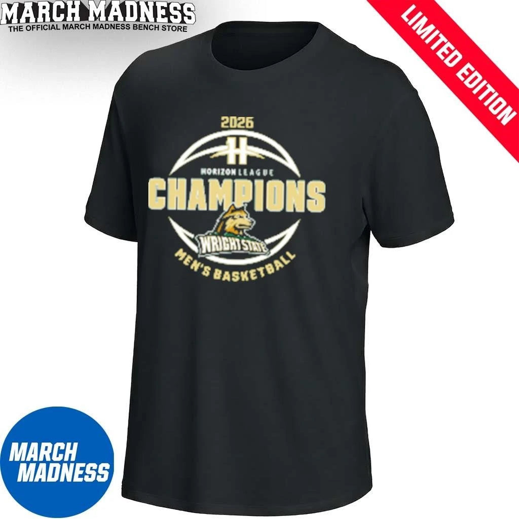 Official Wright State Raiders Horizon League Men’s Basketball Tournament Champions T-Shirt