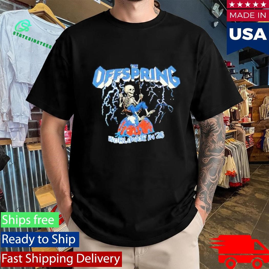 Offspring Swinging Skeleton 2026 Tour Shirt