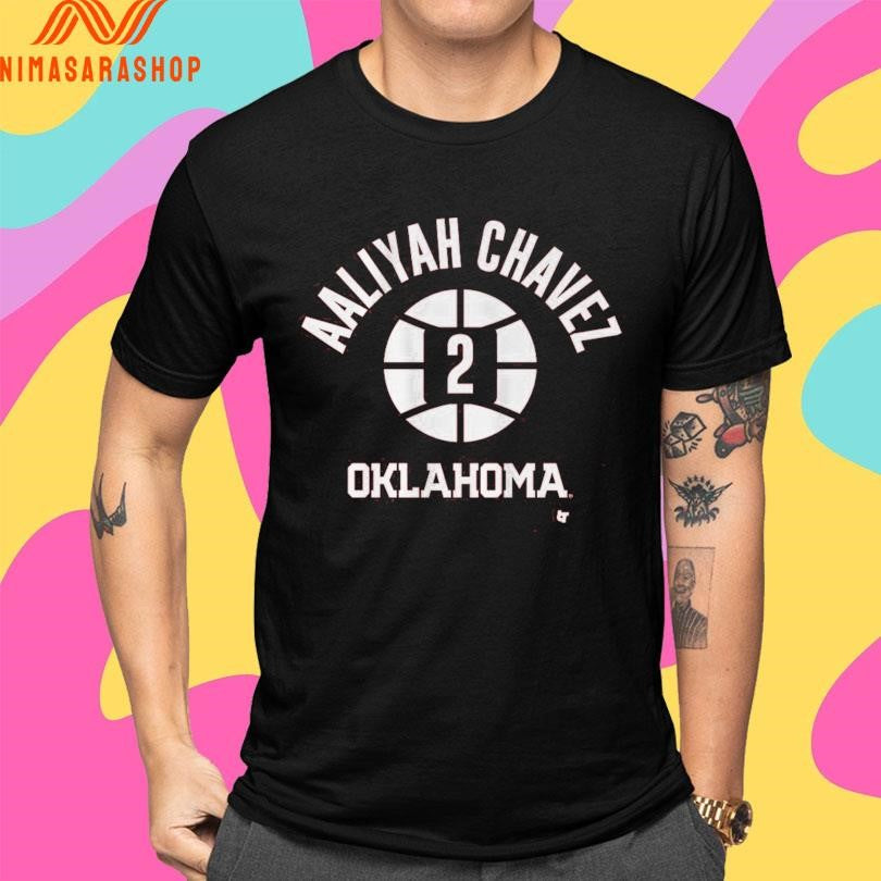 Oklahoma Basketball Aaliyah Chavez Name Number Ball 2 Shirts