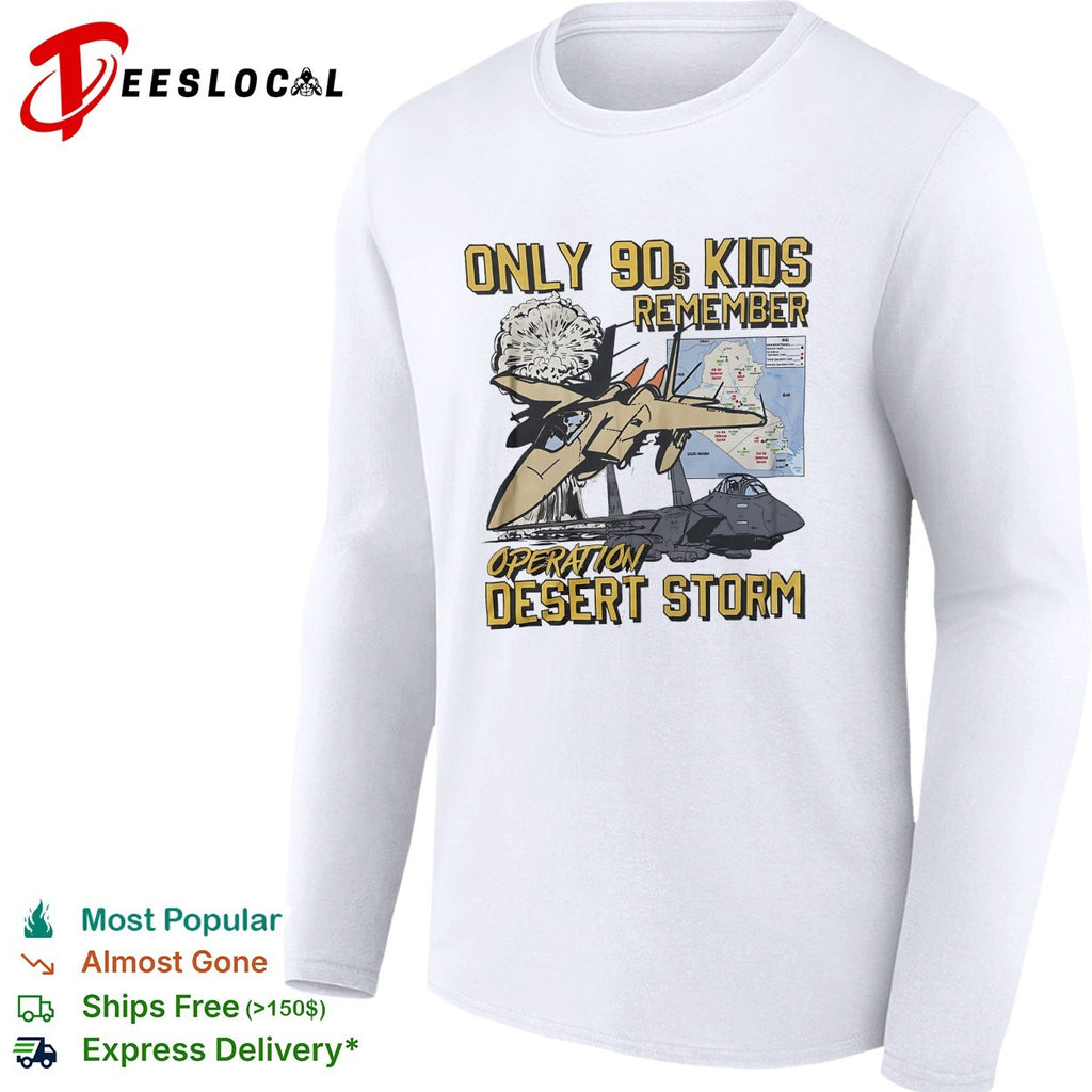 Only 90s kids remember Operation Desert Storm fighter jets shirt