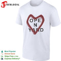 Open n yard heart spray paint shirt