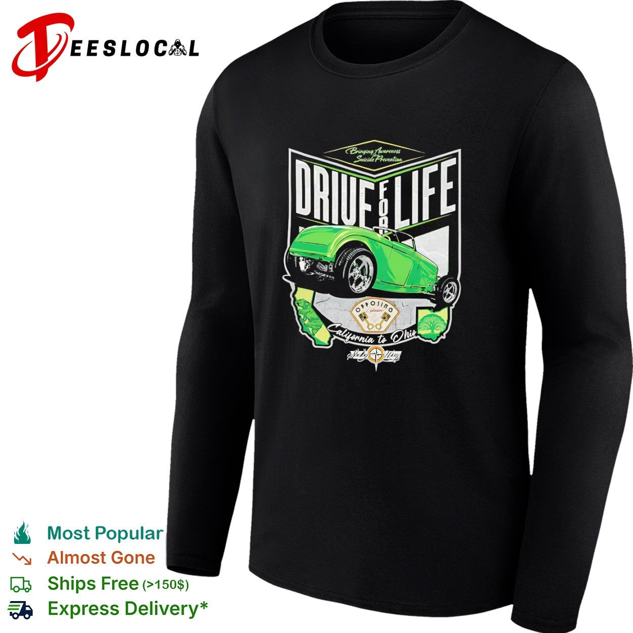 Opposing Cylinders Drive For Life Kugel Muroc shirt