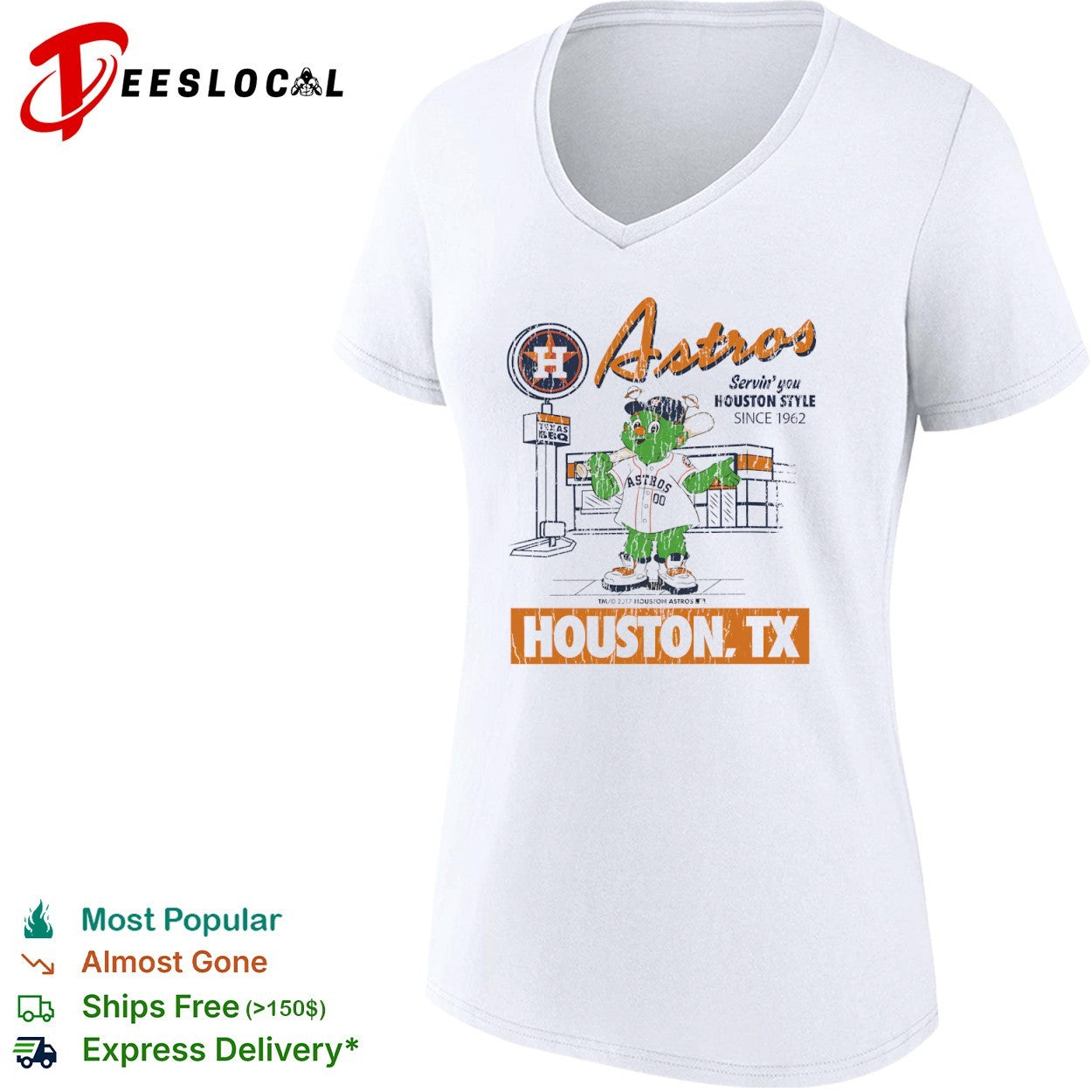 Orbit Houston Astros Servin you Houston Style since 1962 Houston TX shirt
