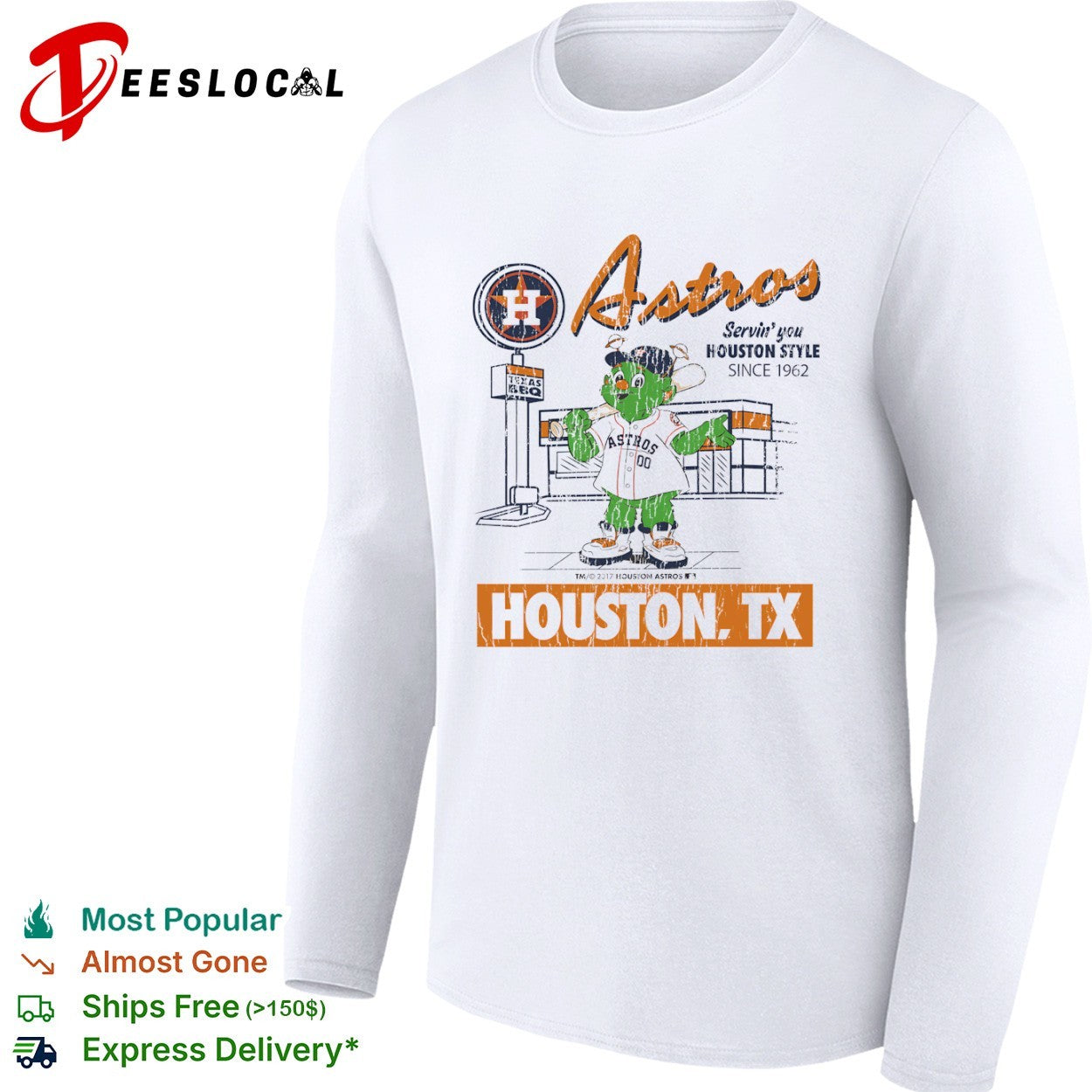 Orbit Houston Astros Servin you Houston Style since 1962 Houston TX shirt
