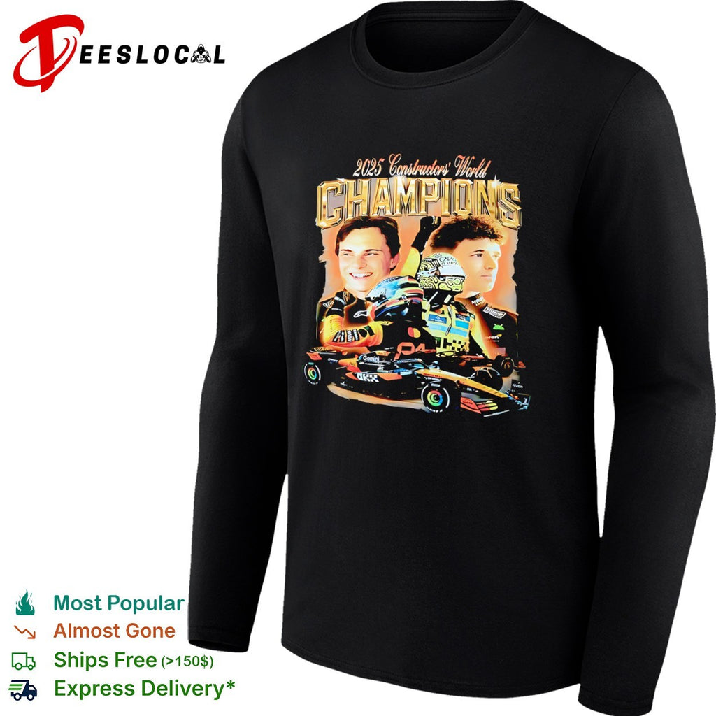 Oscar Piastri LN McLaren F1 2025 Constructors World Champions Formula 1 shirt