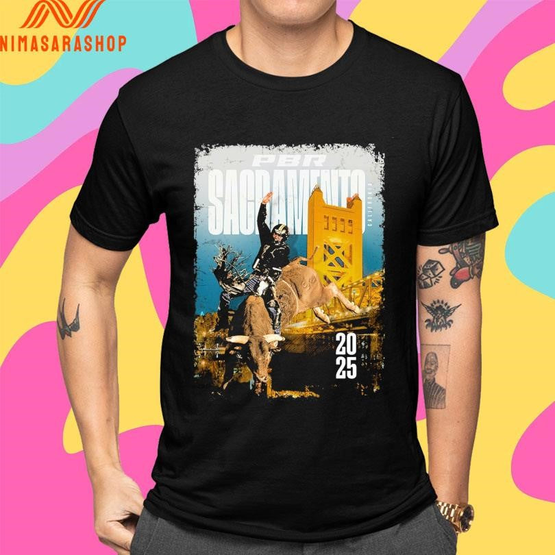 PBR Sacramento 2025 UTB Tour City Shirts