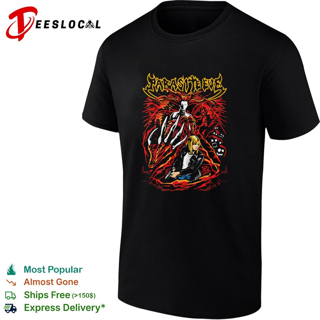 Parasite Eve Aya Brea and Eve Horror Video Game Shirt