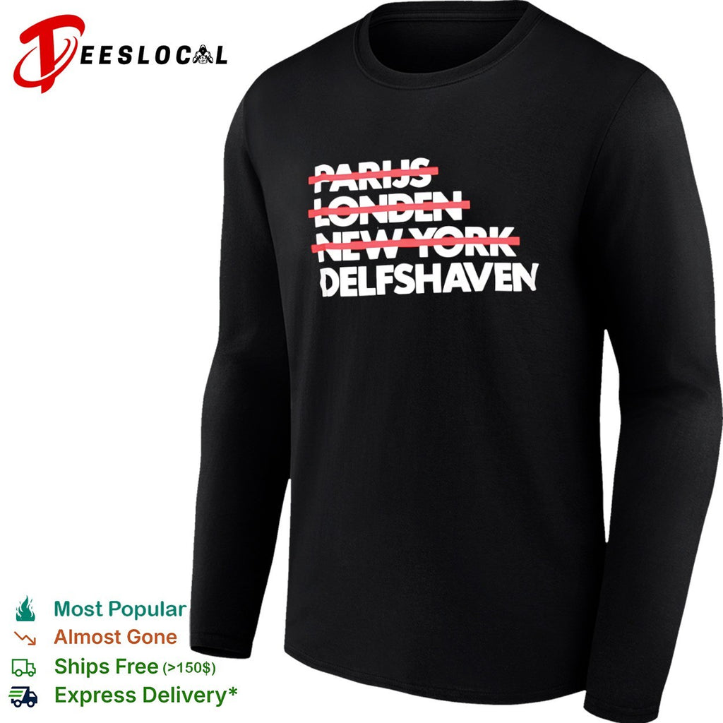 Parijs Londen New York Delfshaven Shirt