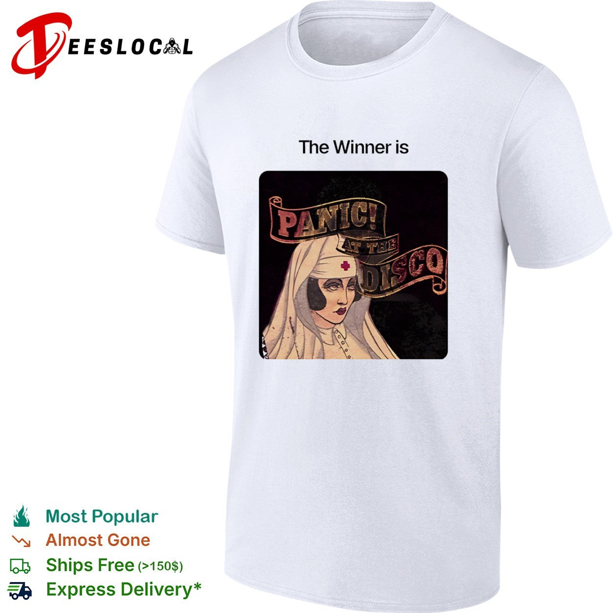 PatD Nurse The Winner is Band Logo Music shirt