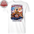 Patriots Football Cowboy Benito Bowl LIX Style, American Football Fan Art, High Resolution Transparent Shirt