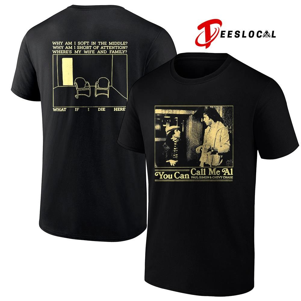 Paul Simon and Chevy Chase you can call me AI vintage shirt