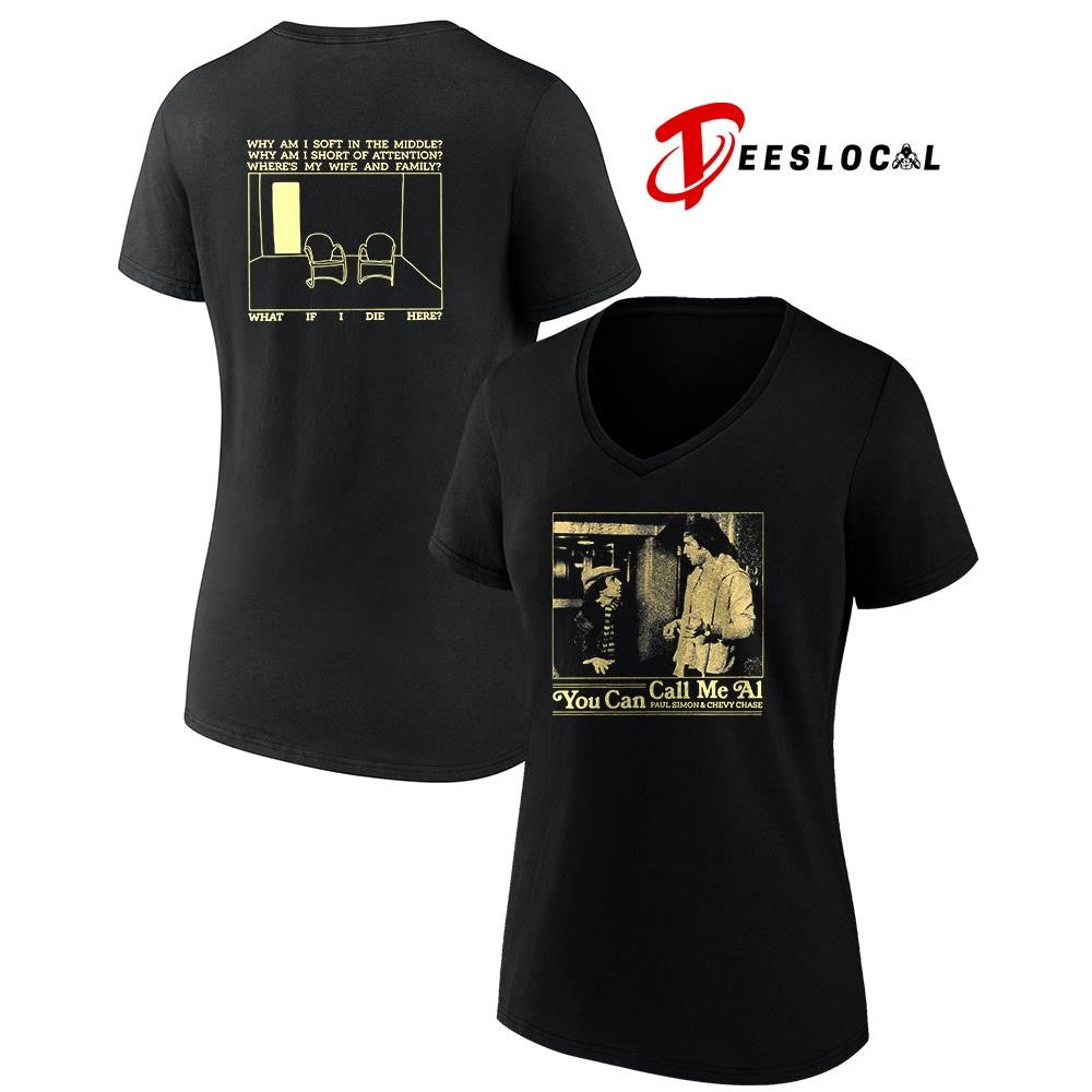 Paul Simon and Chevy Chase you can call me AI vintage shirt