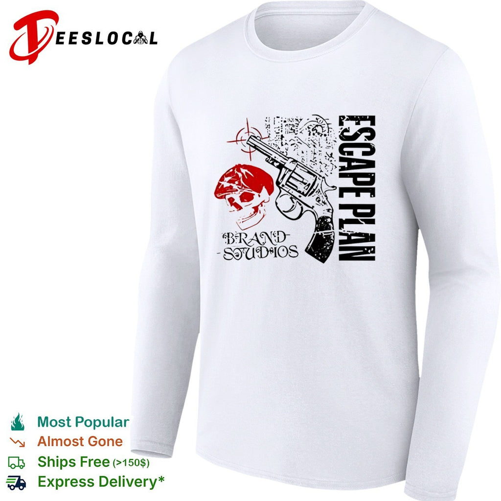 Peaky Blinders Escape Plan Brand Studios revolver skull shirt