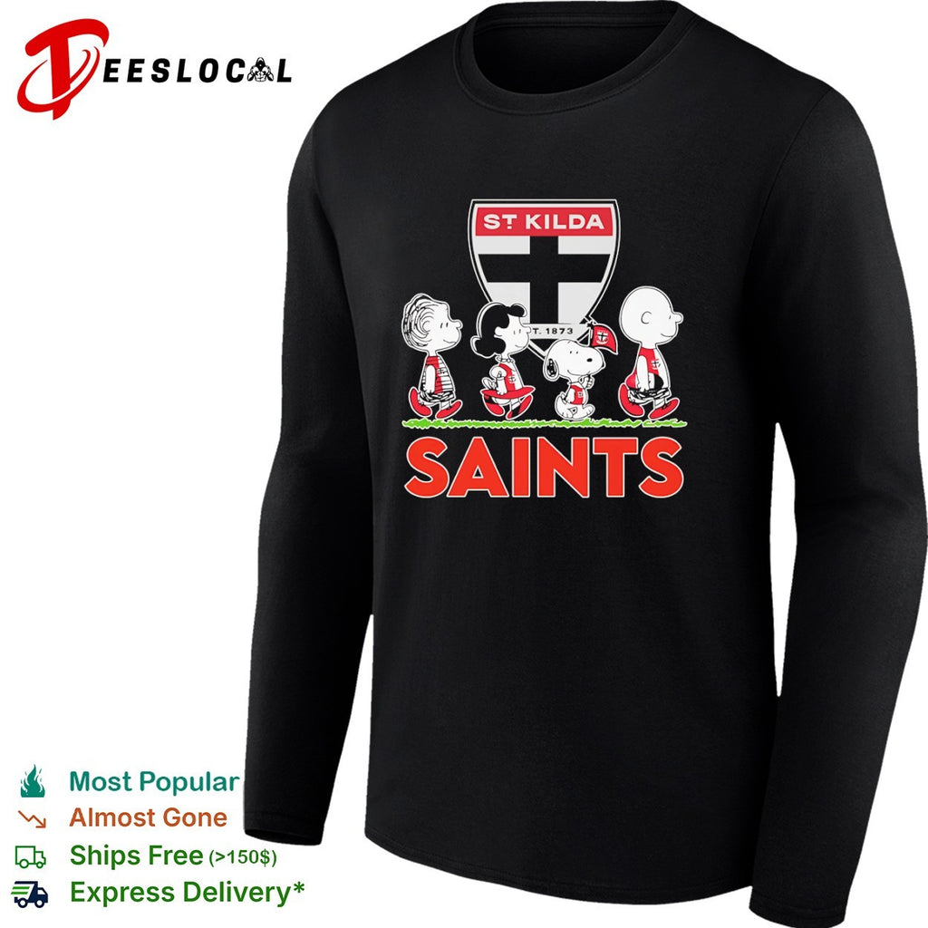 Peanuts St Kilda Saints Afl Logo And Characters shirt