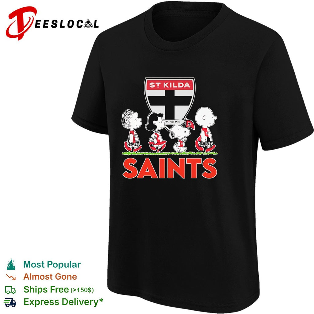 Peanuts St Kilda Saints Afl Logo And Characters shirt