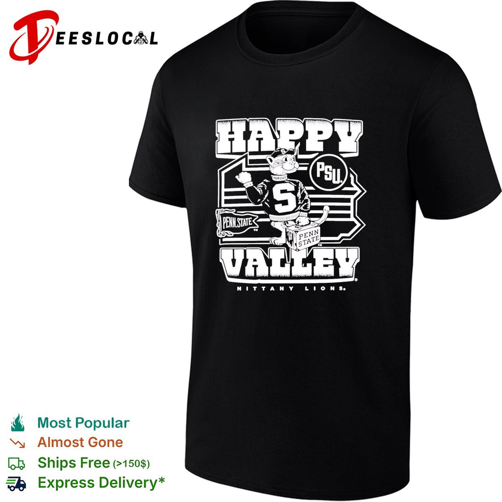 Penn State Happy Valley Nittany Lions PSU mascot shirt