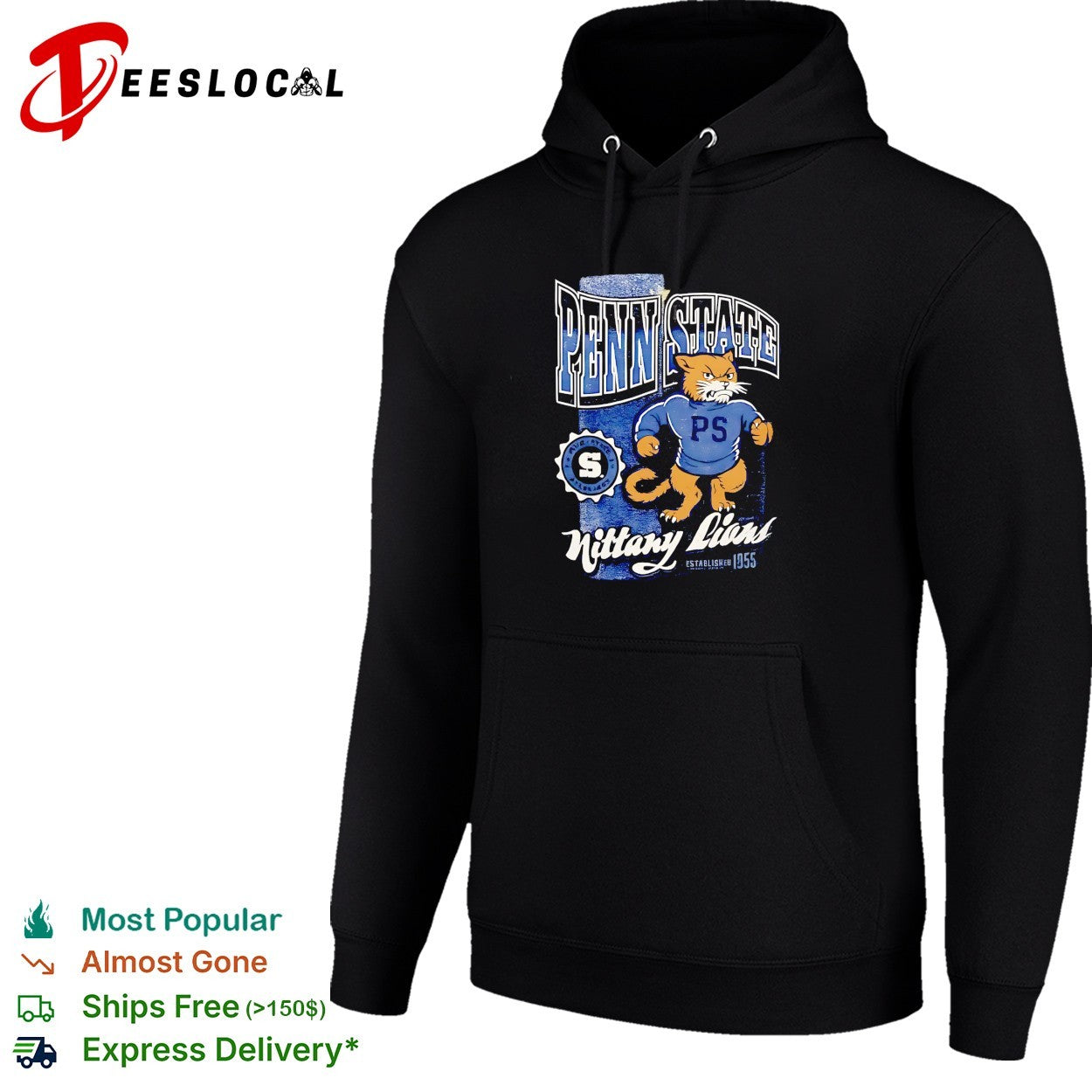 Penn State Nittany Lions mascot estd 1955 shirt