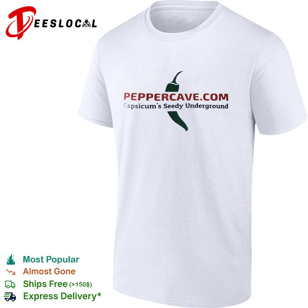 Peppercave capsicums seedy underground pepper shirt