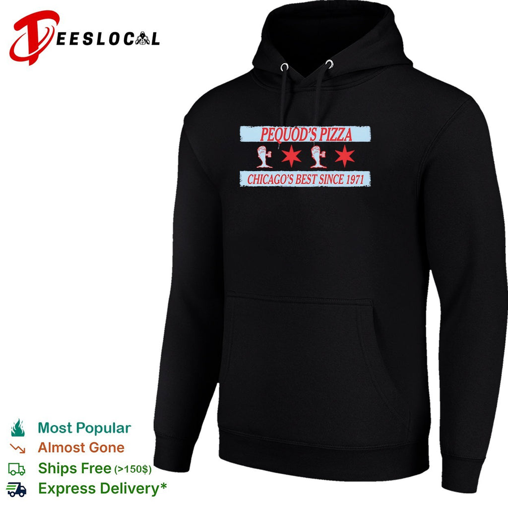 Pequod’s Pizza Chicago’s Best Since 1971 Chicago Flag Shirt