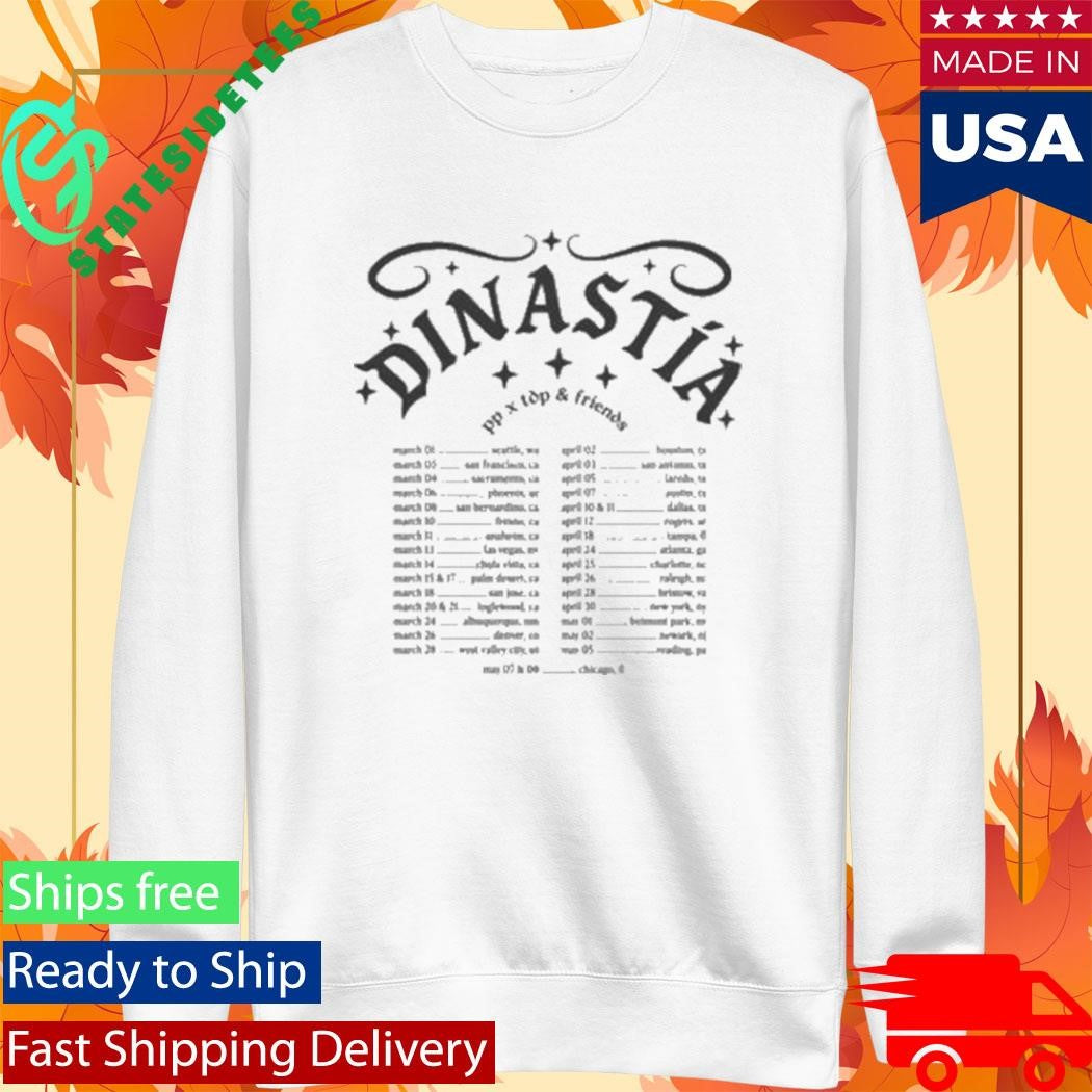 Peso Pluma Dinastia White Tour Dates T-Shirt