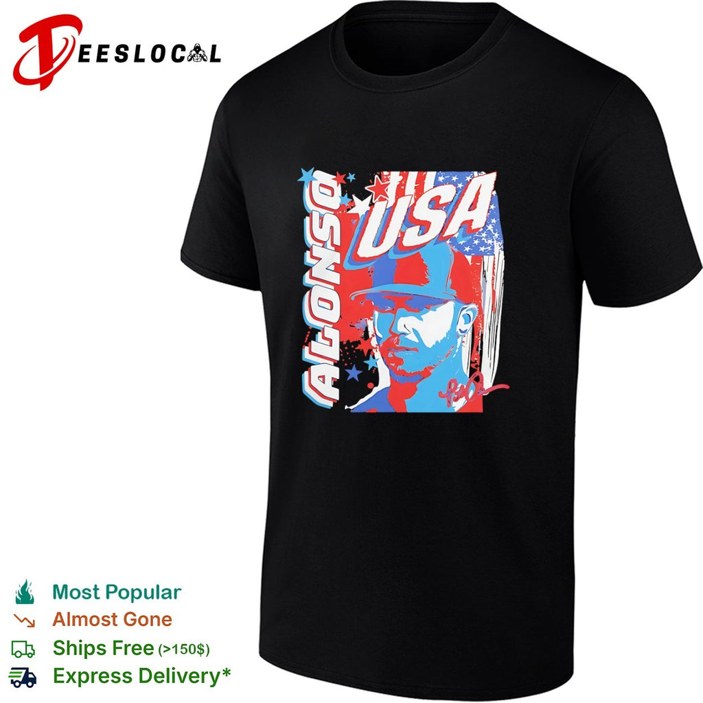 Pete Alonso USA World Baseball Classic 2023 Team USA Baseball shirt