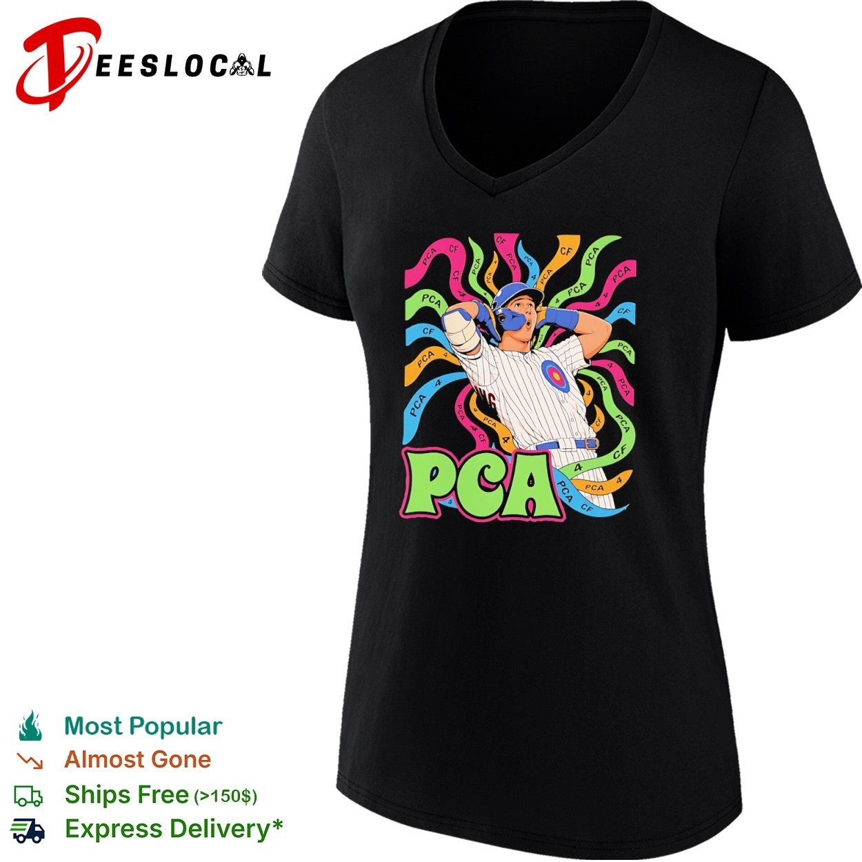 Pete Crow-Armstrong Chicago Cubs MLB PCA CF 4 Shirt