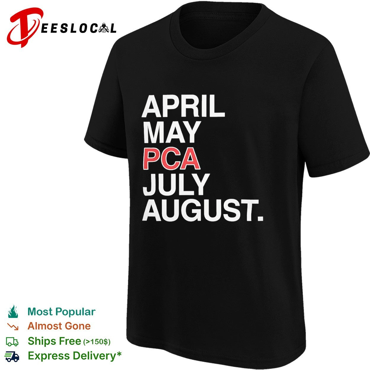 Pete Crow-Armstrong PCA April May July August Royal shirt