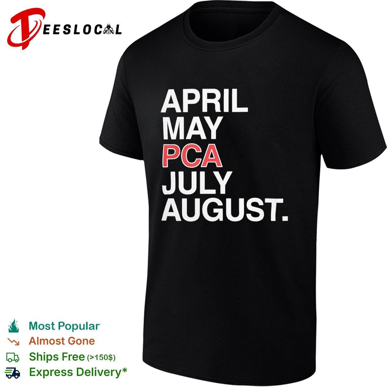 Pete Crow-Armstrong PCA April May July August Royal shirt