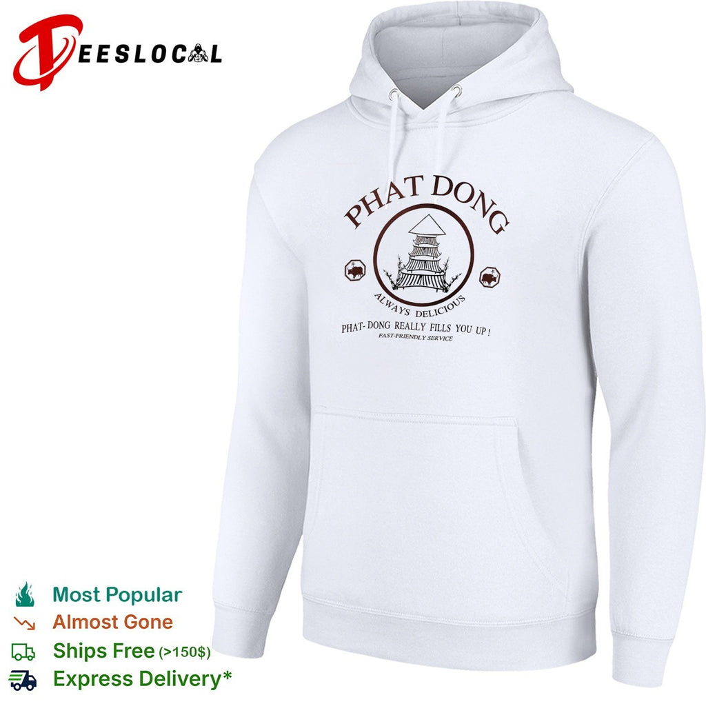 Phat Dong always delicious really fills you up fast friendly service shirt
