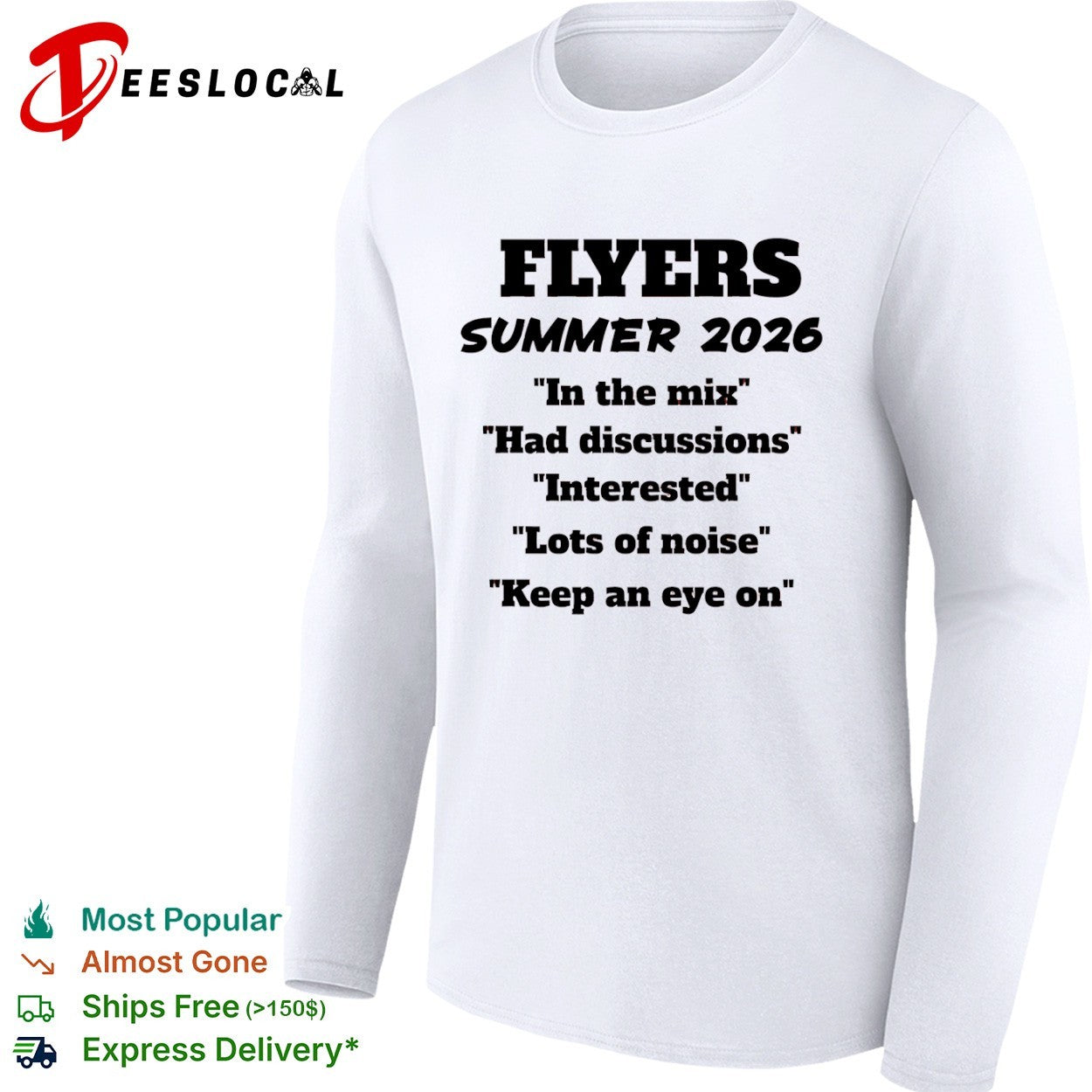 Philadelphia Flyers summer 2026 shirt