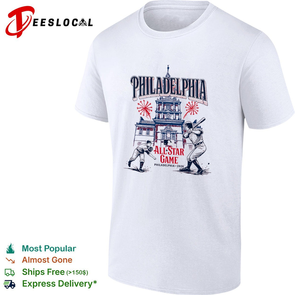 Philadelphia Phillies MLB All Star Game 2026 Independence Hall Baseball Matchup Event shirt