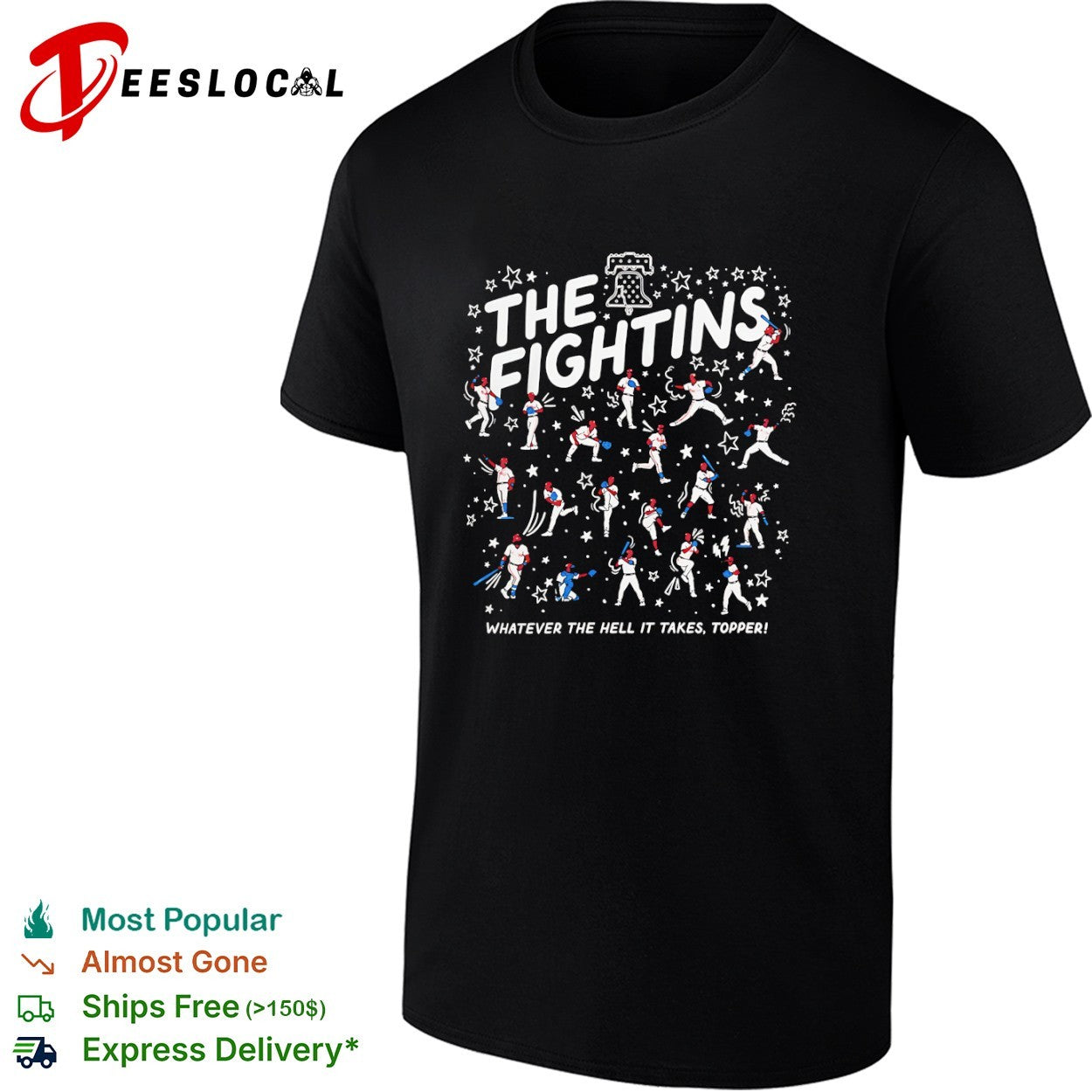 Philadelphia Phillies The Fightins Rob Thomson Whatever the hell it takes Topper shirt