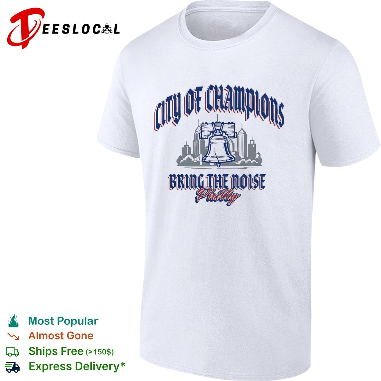 Philadelphia city of champions bring the noise Liberty Bell shirt