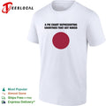 Pie chart representing countries that got nuked Japan flag shirt