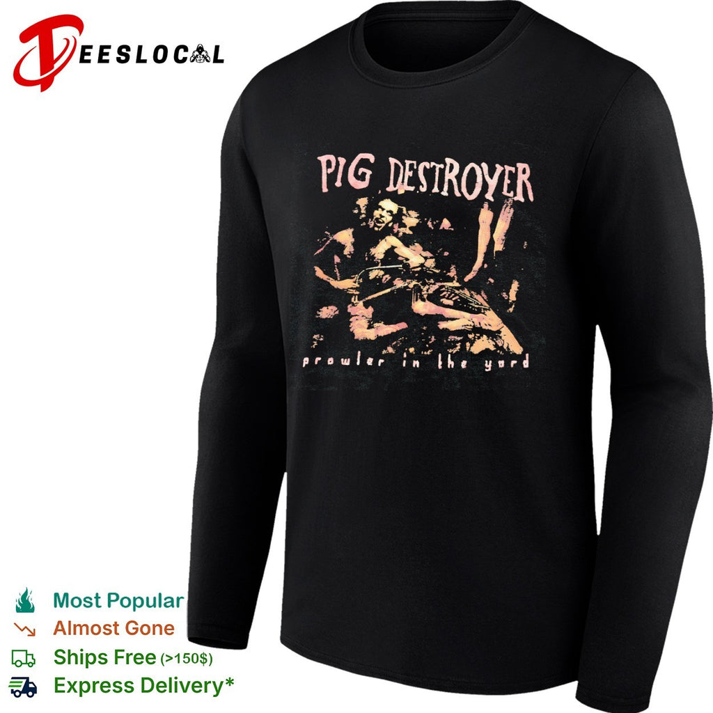 Pig Destroyer grindcore band album art prowler in the yard shirt