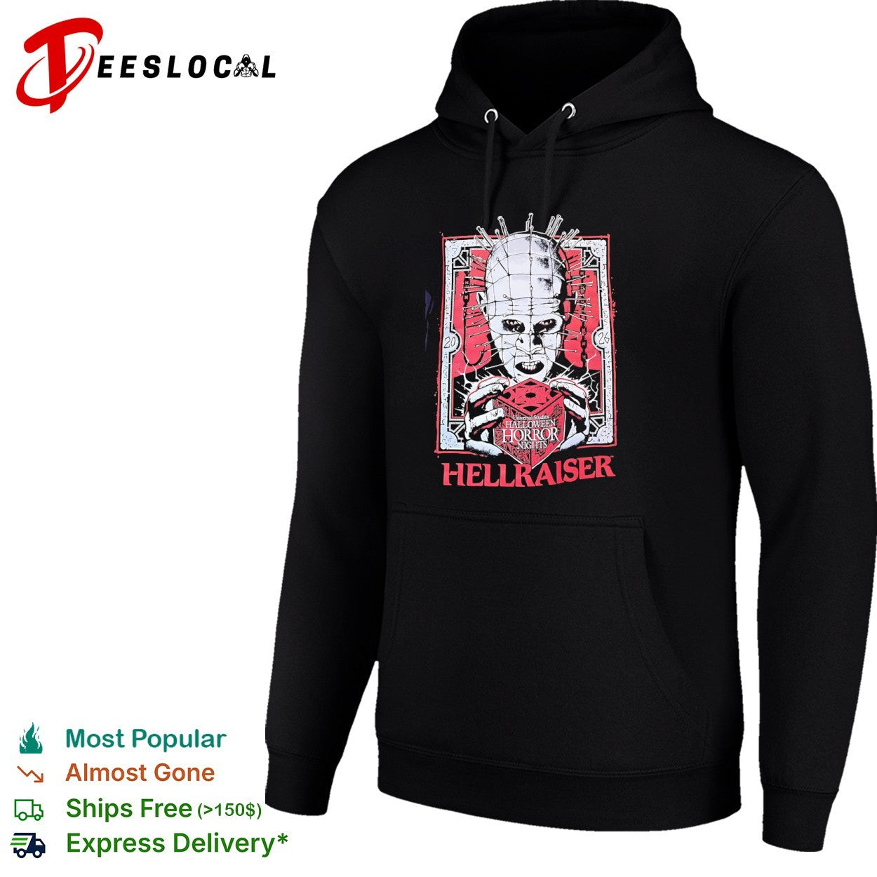 Pinhead Hellraiser Universal Studios Halloween Horror Nights 2026 shirt