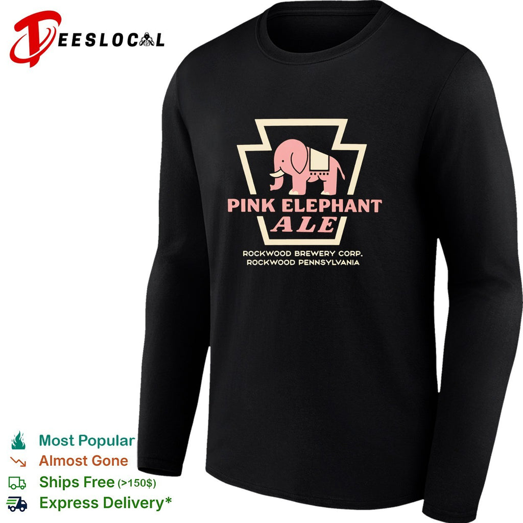 Pink Elephant Ale Rockwood Brewery Corp Pennsylvania shirt