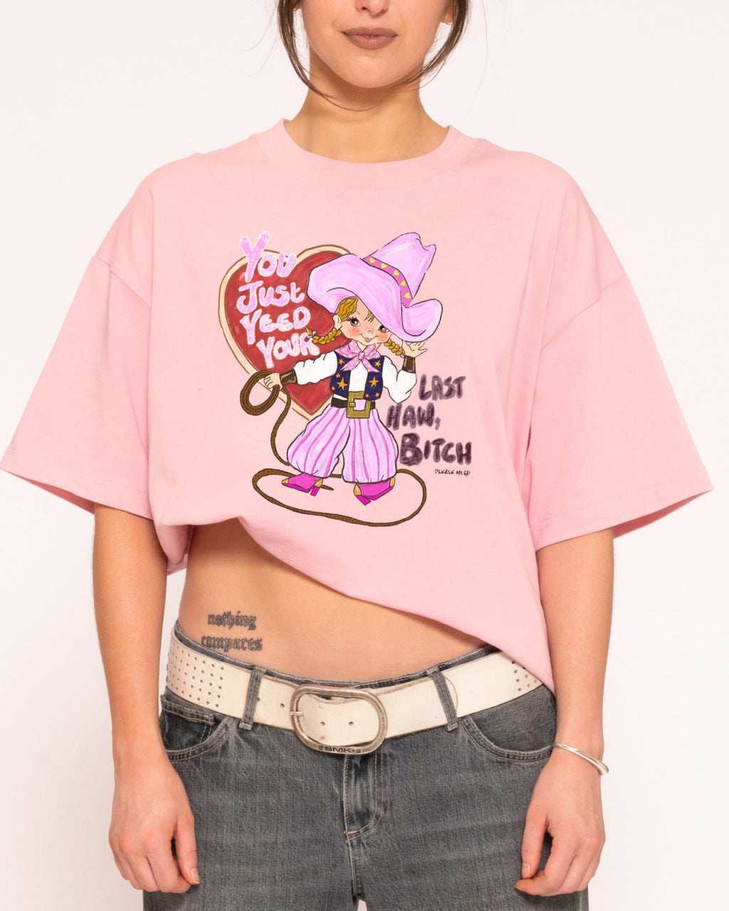 Yeed Your Last Haw Boxy Crop Tee