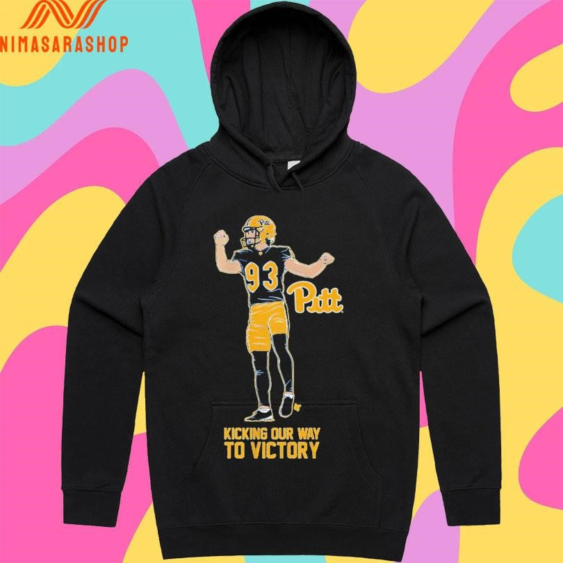Pittsburgh Panthers Football Trey Butkowski Kicking Our Way To Victory Shirts