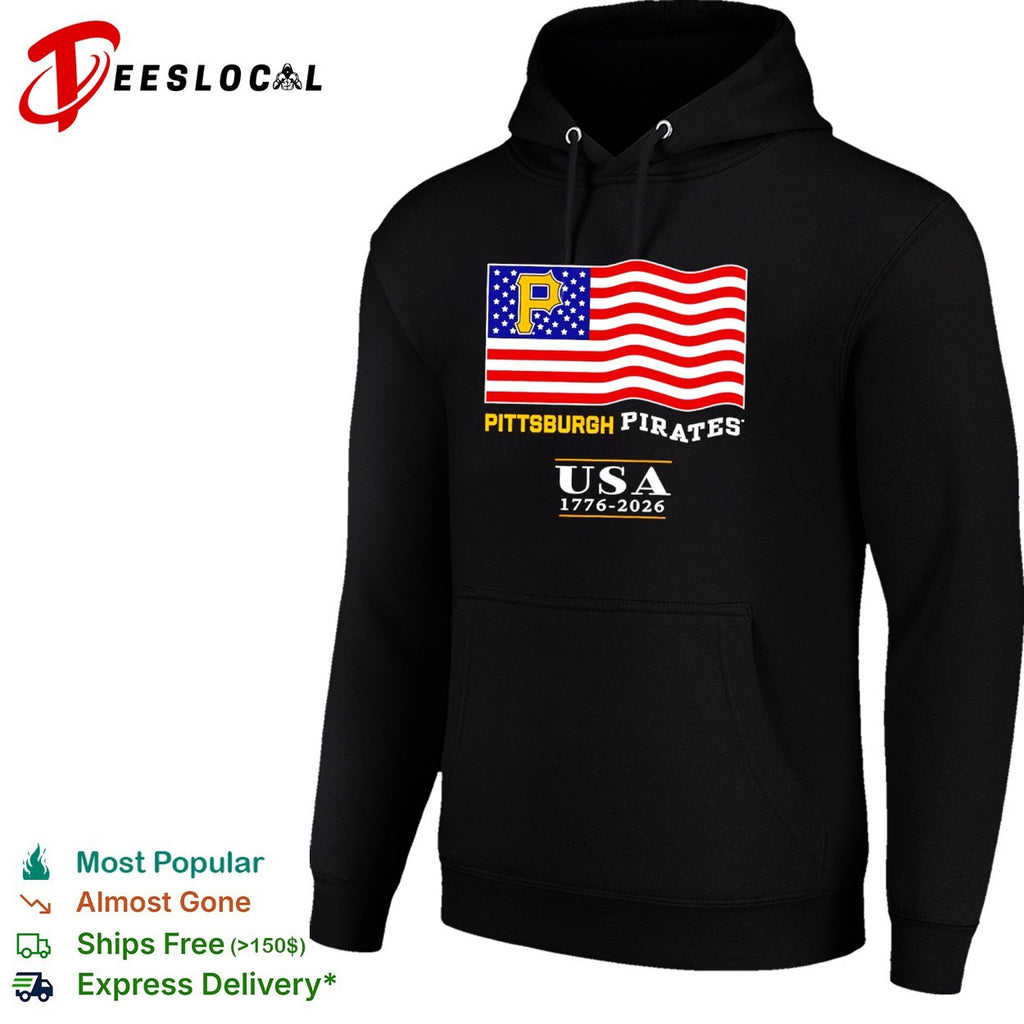 Pittsburgh Pirates USA 1776 2026 American Flag Independence Day shirt
